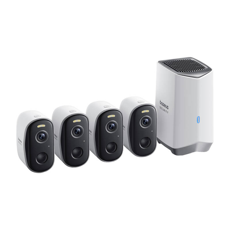 Baseus N1 2K IP Kamera Rendszer (1x rögzítő / 4x kopakt kamera) (S0TW022131)
