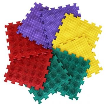 Ortho Puzzle: Ortopédiai masszázs szőnyeg szett - Sündisznók (ORT-HEDGEHOGS) (ORT-HEDGEHOGS)