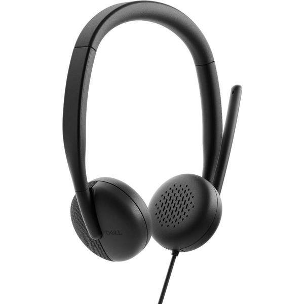 DELL WH3024 Headset Ledningsført Opkald/musik USB Type-C Sort