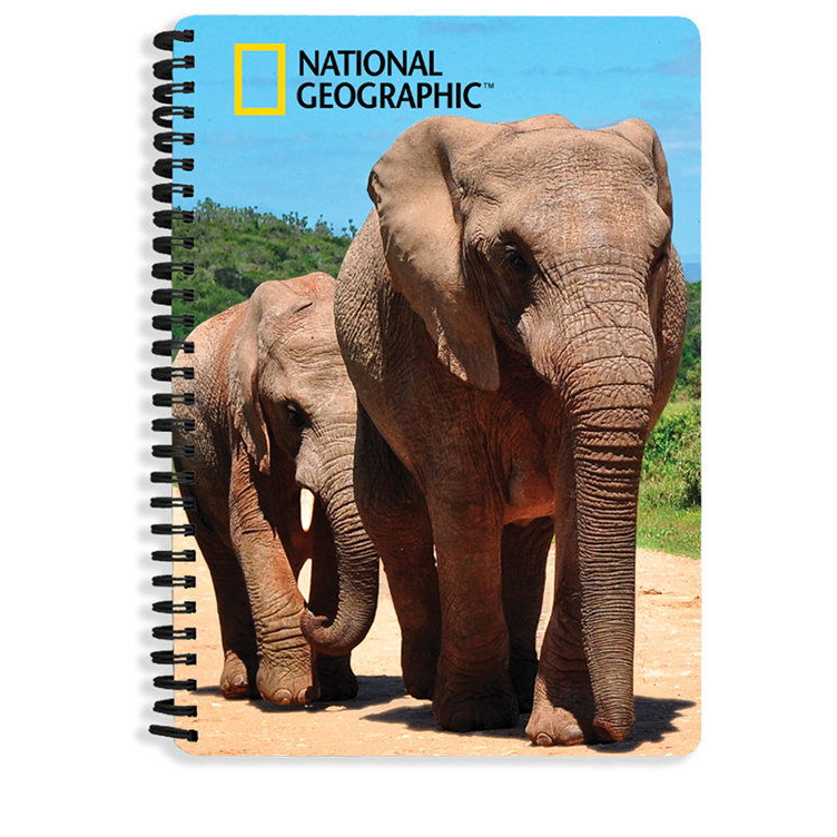 Sparkys Notebook 3D A5 Elephants (6708891813764)
