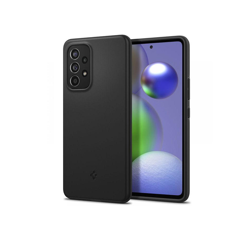 Samsung A536U Galaxy A53 5G ütésálló hátlap - Spigen Thin Fit - fekete (SP0172)