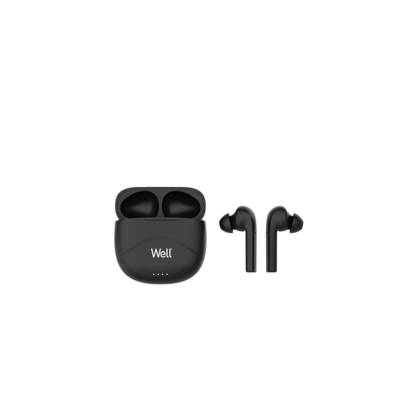 well TWS Bluetooth fülhallgató fekete (EARPHONE-BT-GHOSTBK-WL)