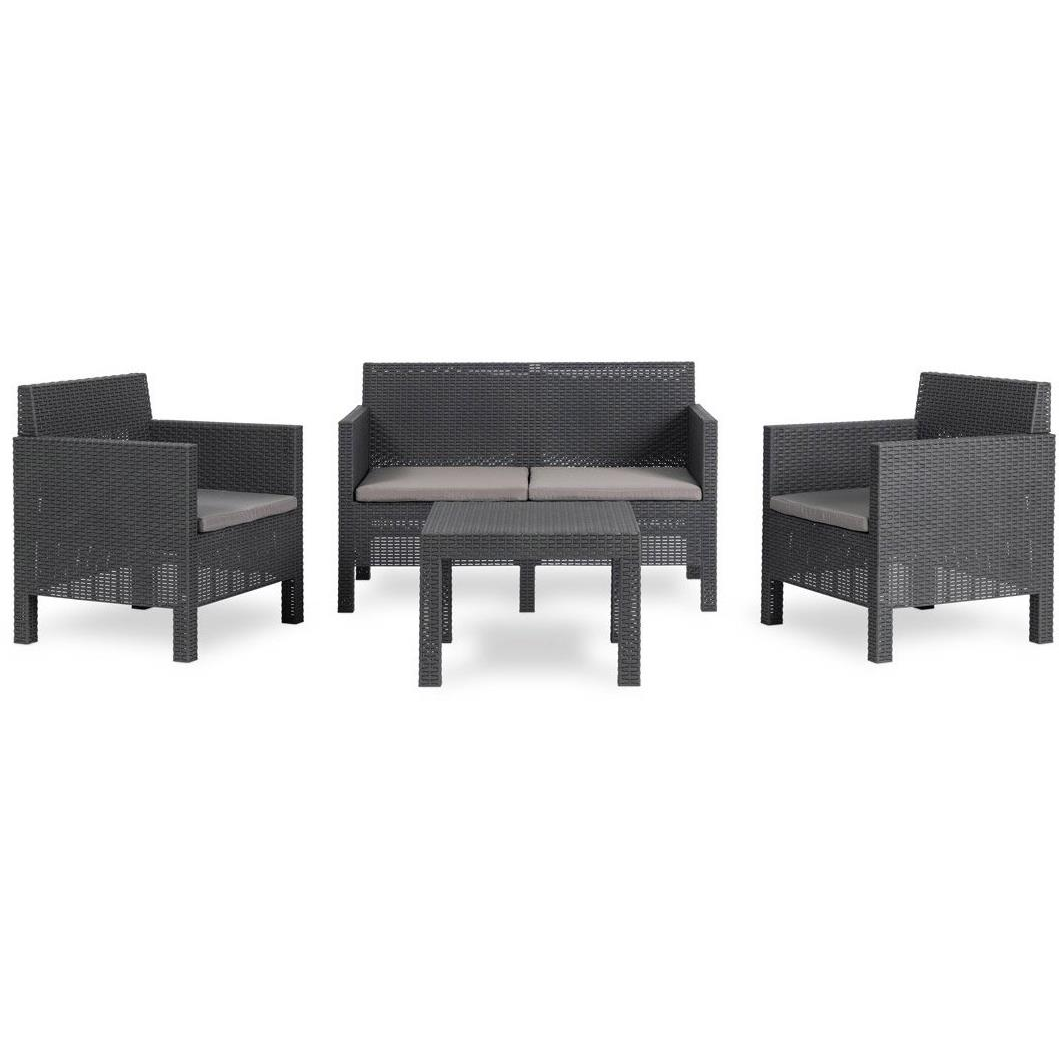 TOOMAX Penelope 4 Seater Set, grafitszürke (Z0111R1--4100)