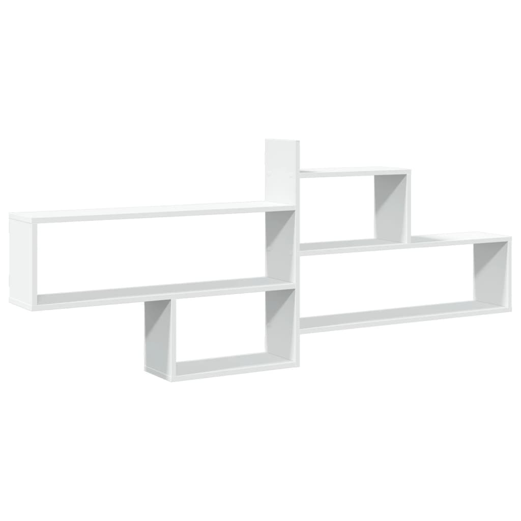 fehér forgácslap fali polc 167,5 x 18 x 68 cm (853317)