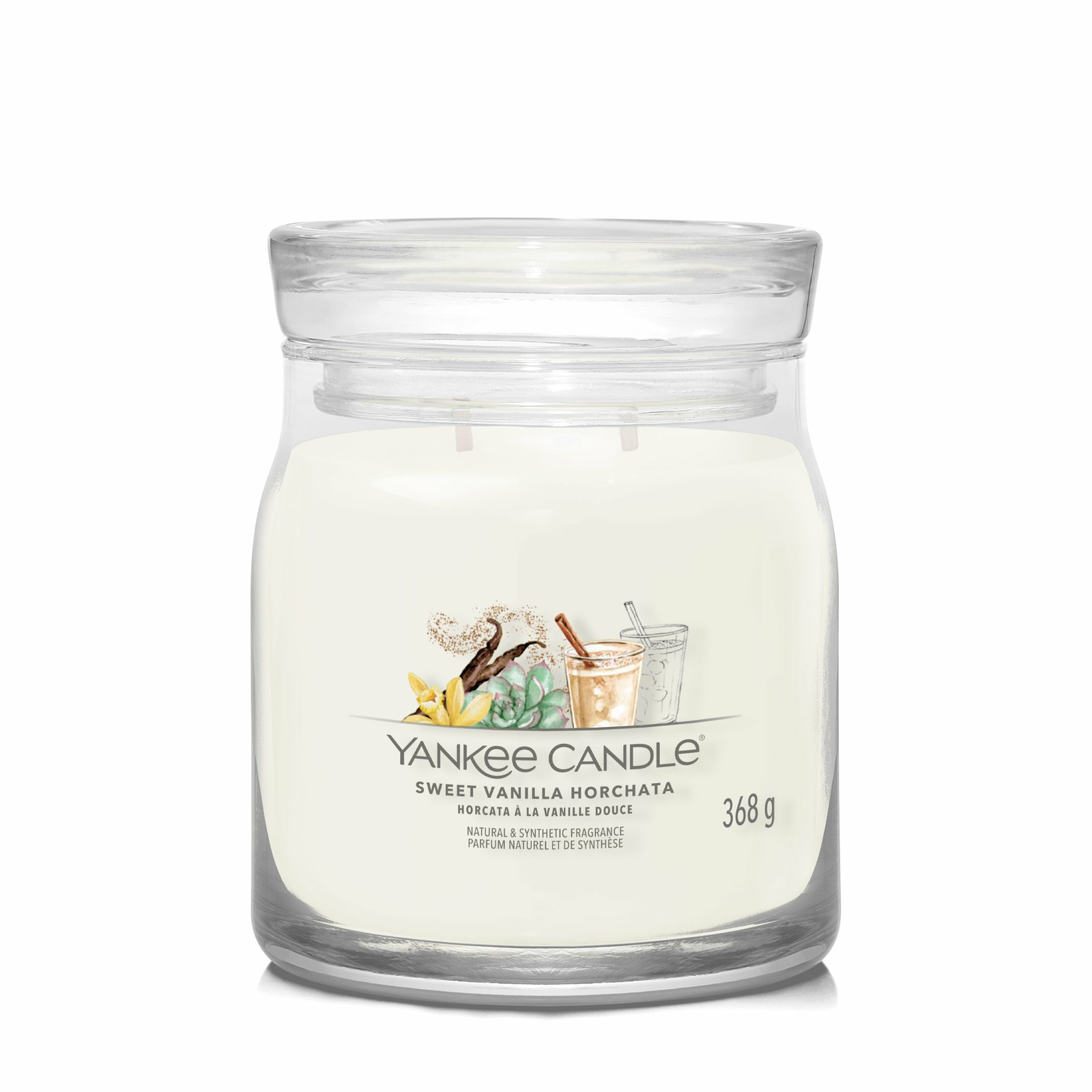 Yankee Candle Signature Sweet Vanilla Horchata Illatgyertya 368g (1749346E)