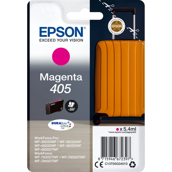 Epson 405 δοχείο μελάνης 1 τεμάχια Πρωτότυπο Τυπική απόδοση Βαθυπόρφυρος