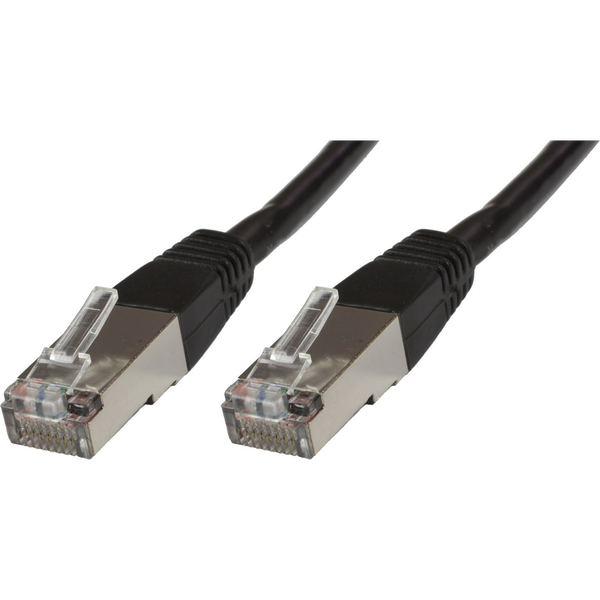  MicroConnect RJ-45/RJ-45 kat.6 S/FTP Czarny 0.25m (SSTP60025S)