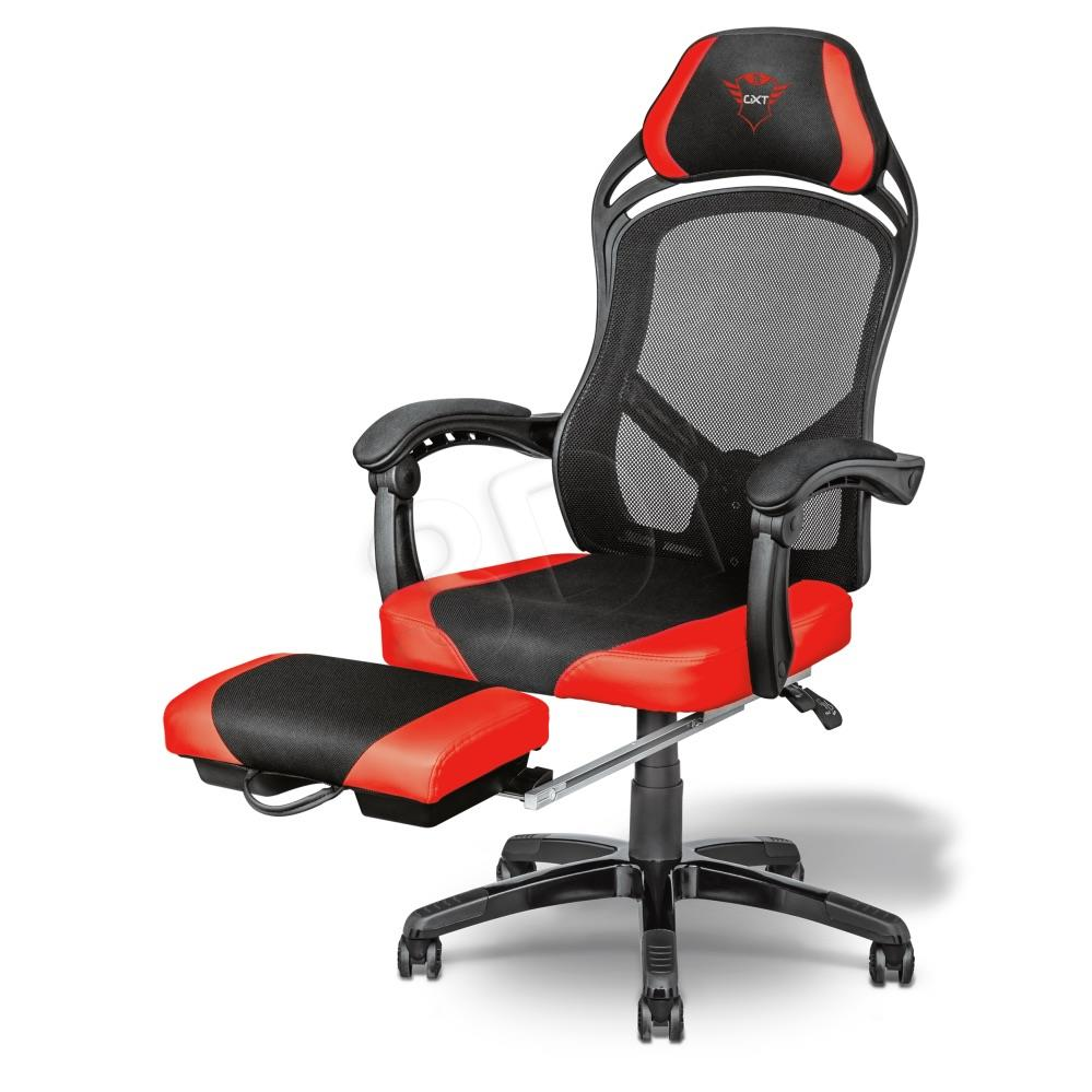 Trust GXT 706 Rona Univerzális gamer szék Párnázott ülés Fekete (22980)