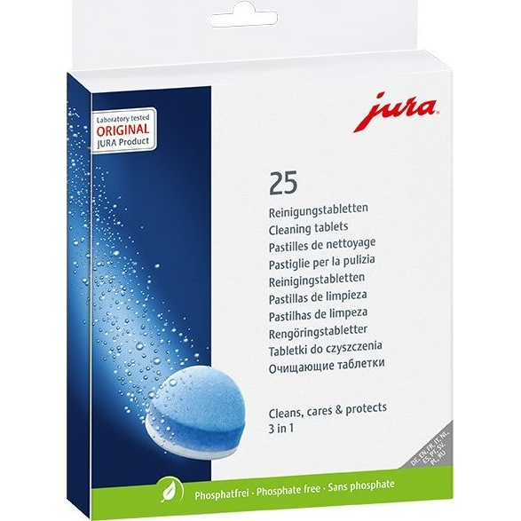 Jura 3in1 tisztító tabletta 3 fázisú (25 db) (25045)