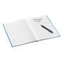 Leitz WOW Office Notebook, A4, твърди корици, 80 страници, математика, метален тюркоаз