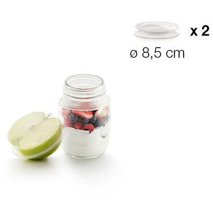Lékué silicone food lids Reusable 8,5 cm, 2pcs