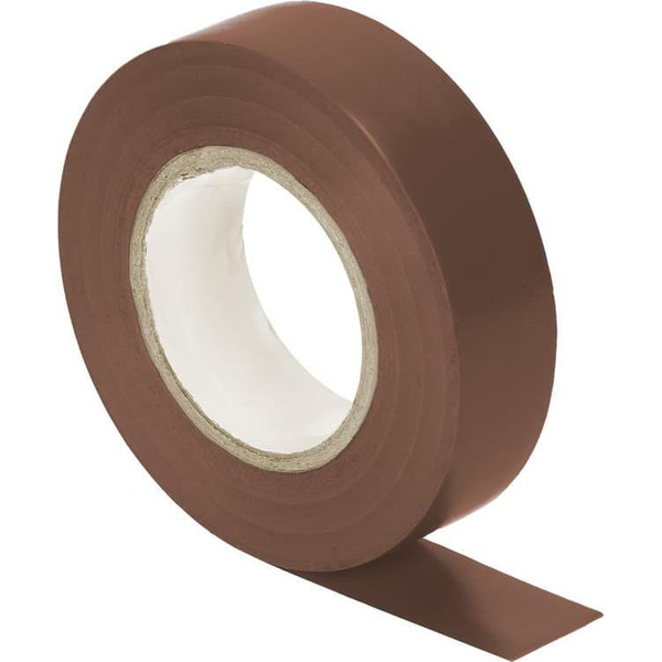  Orno Zestaw 10 taśm izolacyjnych 19mm, brązowa, uniepalniona, grubość 0,13mm, długość 20m