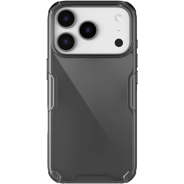 Etui Nillkin Nature TPU Pro na iPhone 17 Pro - półprzezroczyste-czarne