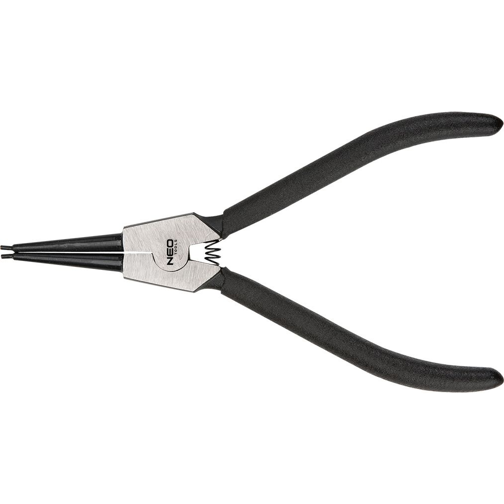 NEO 01-087 Zégergyűrű Fogó 180mm, Külső, Egyenes, Crmo, 19 - 60mm, Csúcs Diameter 1,8 - 2,5mm (01-087)