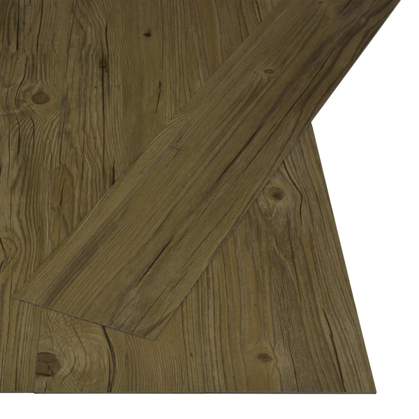 barna öntapadós PVC padlódeszkák 4,46 m² 3 mm