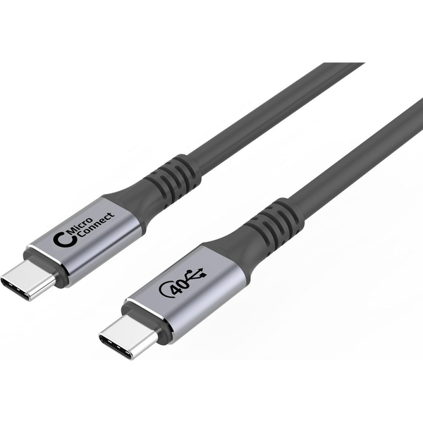 Microconnect USB4CC1.5 cavo USB USB4 Gen 3x2 1,5 m USB C 100 W Nero