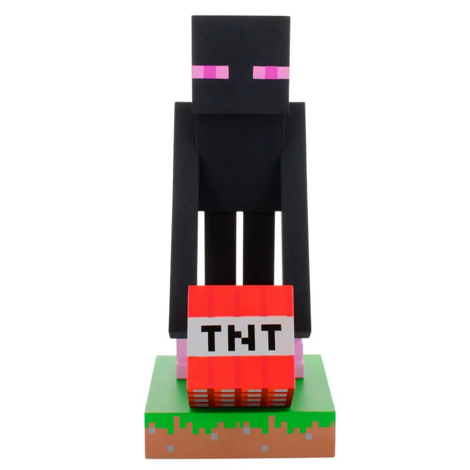 Exquisite Gaming Minecraft Enderman Cable Guy Telefon/Kontroller Tartó Figura (CGCRMC400782)