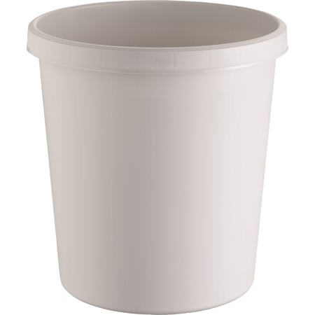 Odpadkový koš, světle šedá, 18 litrů, HELIT