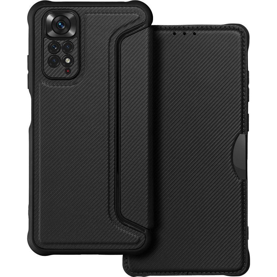 Razor book Xiaomi Redmi Note 11/11S flip tok, fekete (5903396157394)