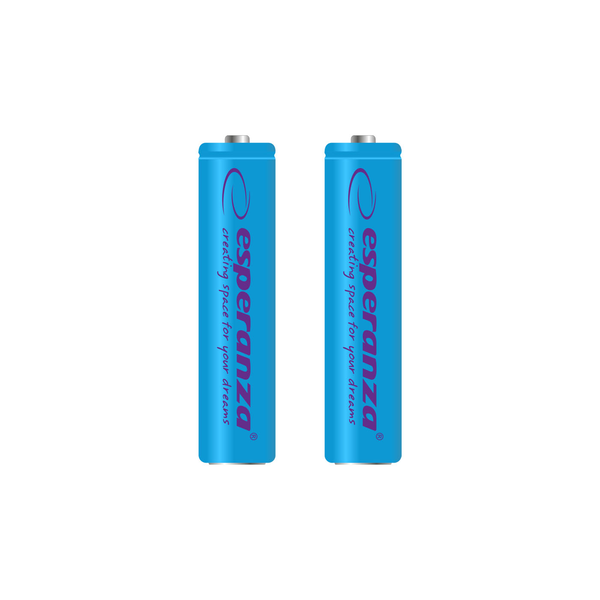 Nikl-metalhydridové (NiMH) Nabíjecí Baterie Esperanza AAA (R3) 1 mAh 2 ks