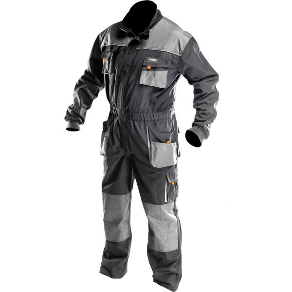 NEO 81-250-LD Overall, HD, L/54 65% Poliészter, 35% Pamut, 267g/m2, Térdprotektor Zseb, Vékony Fényvisszaverő Csík, LD