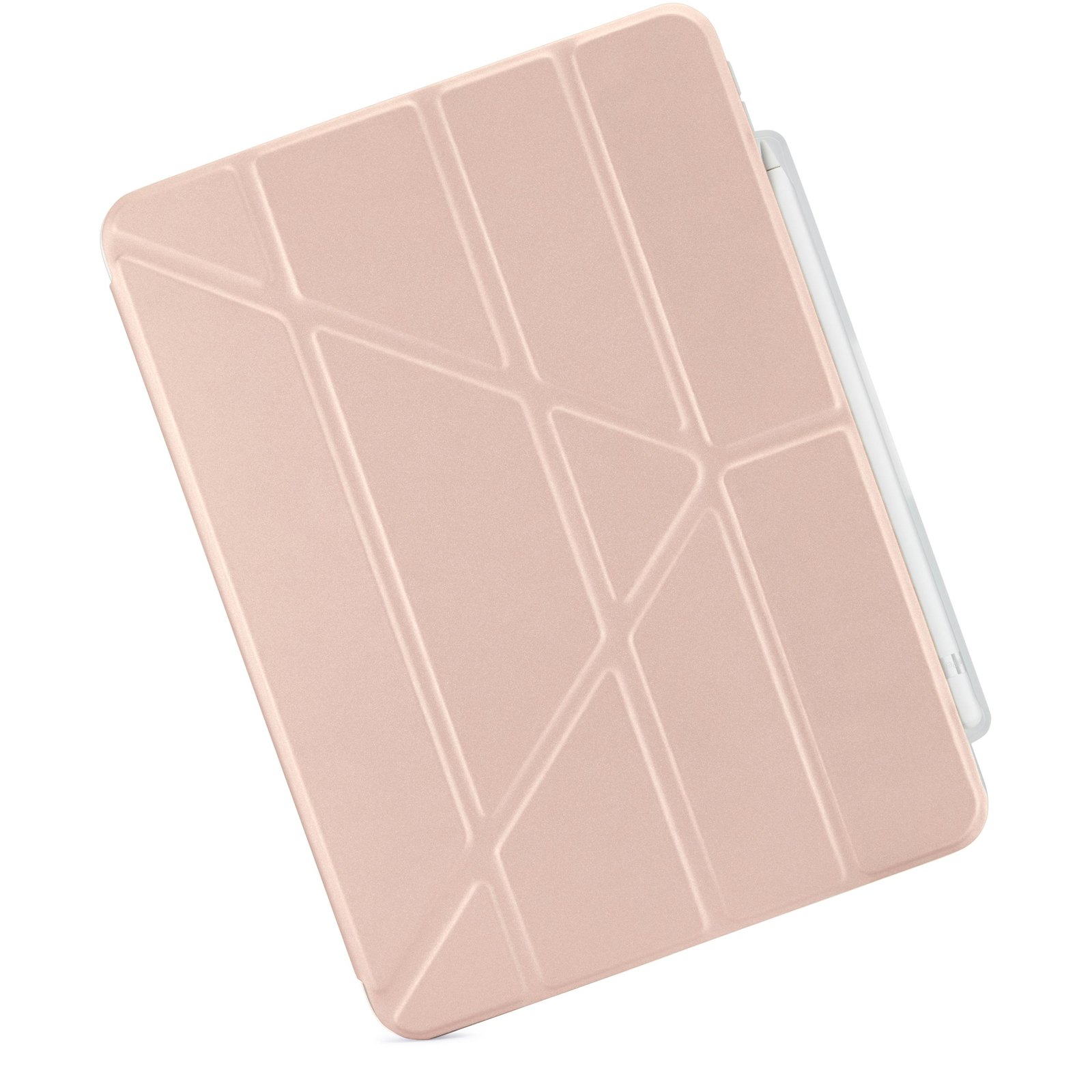 Pipetto Origami No3 Pencil Case Metallic Pink iPad 10.9