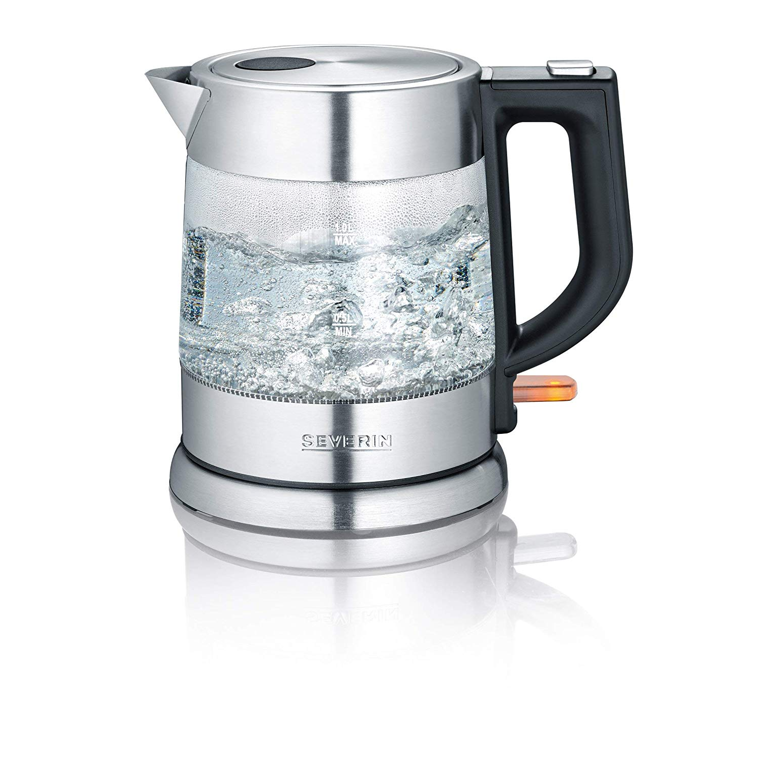 Severin WK 3468 1.0L Vízforraló - Üveg (WK 3468)