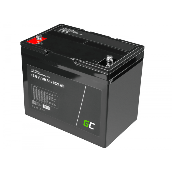 Green Cell LiFePO4 Akkumulátor 12.8V 80Ah