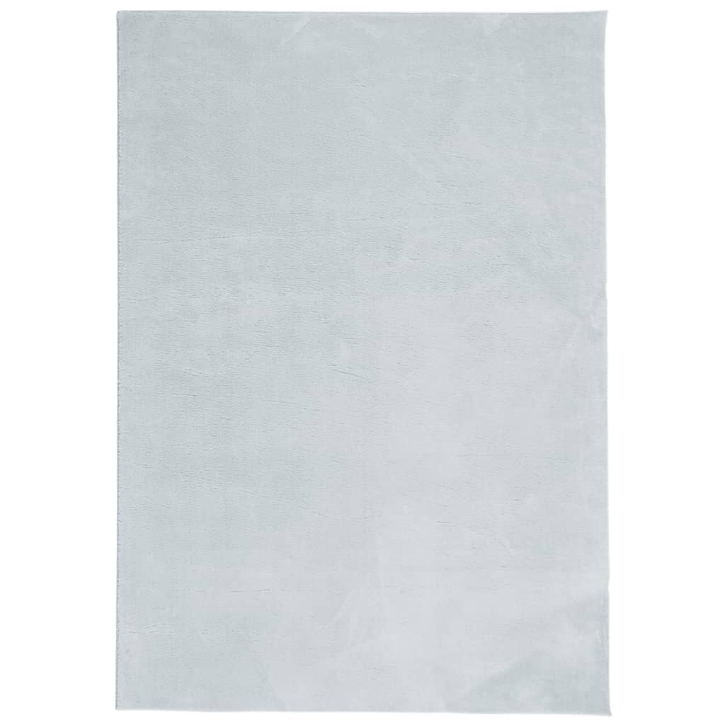 HUARTE kék rövid szálú puha és mosható szőnyeg 140 x 200 cm (375134)