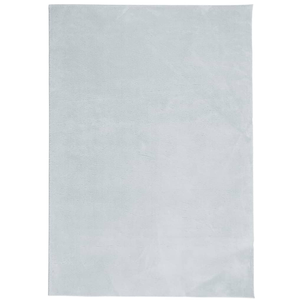 HUARTE kék rövid szálú puha és mosható szőnyeg 140 x 200 cm