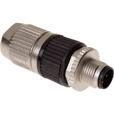 HARTING 21032721505 Érzékelő-/működtető összekötő, konfekcionálatlan M12 Dugó, egyenes Pólusszám: 5 1 db (21032721505)