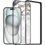 AlzaGuard DiamondShiel Glass iPhone 15 3D üvegfólia + felhelyező keret