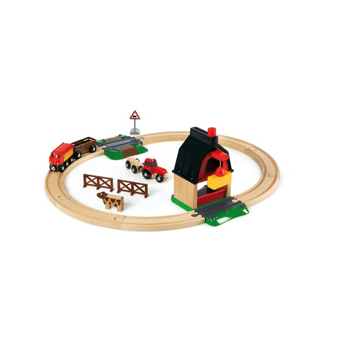 BRIO World Farm vasúti pálya szett (33719)