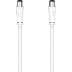 Hama 00205045 koaxial kabel 1,5 m Koaksial Hvid