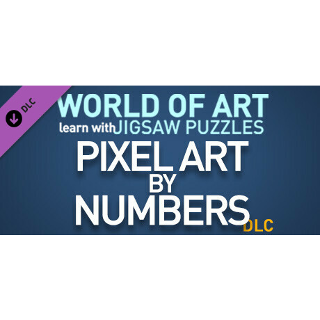 World of Art - learn with Jigsaw Puzzles: PIXEL ART BY NUMBERS