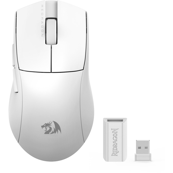 Redragon M916 LIT Wireless Gaming Egér Fehér
