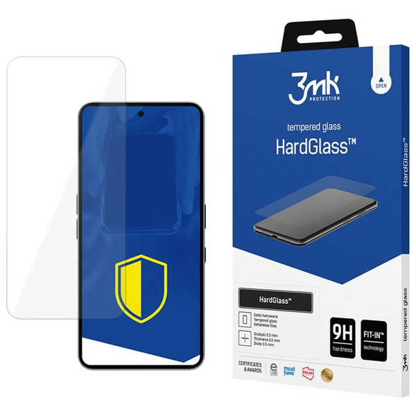 3MK Edzett üveg védőfólia Nothing Phone (3a) Pro - HardGlass 5903108734837