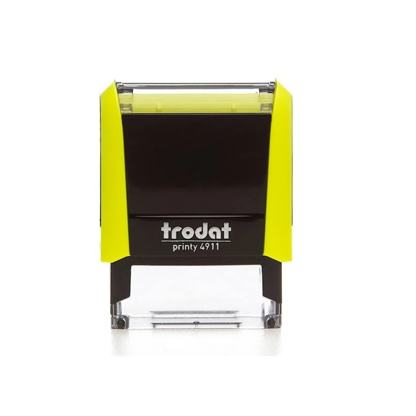 Trodat 4911 Printy 4.0 bélyegző - Neon sárga (4911/NEONS)