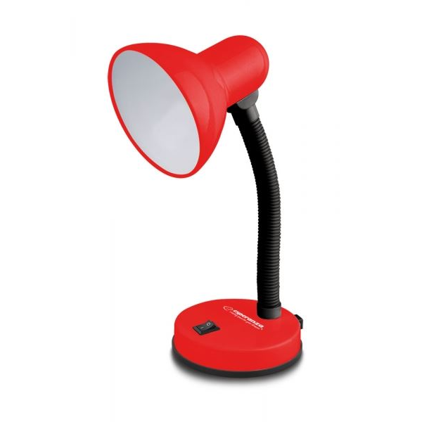 Stolní lampa Esperanza VEGA černá, červená, výkon až 12 W