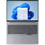 Lenovo ThinkBook 16 AMD Ryzen™ 5 7535HS Laptop 40,6 cm (16") WUXGA 16 GB DDR5-SDRAM 256 GB SSD Wi-Fi 6E (802.11ax) Windows 11 Pro Szürke
