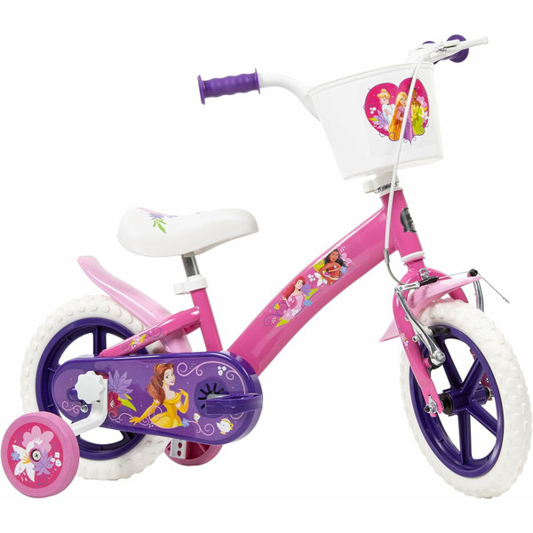 Huffy 22414W Disney Princess Gyermek kerékpár 12" - Lila / Rózsaszín