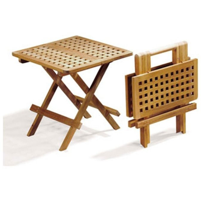 TEXIM Kerti asztal, összecsukható PIKNIK, teak (345771)