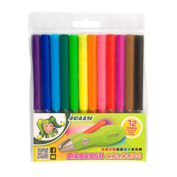 Jolly Airbrush Fun 12 darabos utántöltő készlet (4446-0012)
