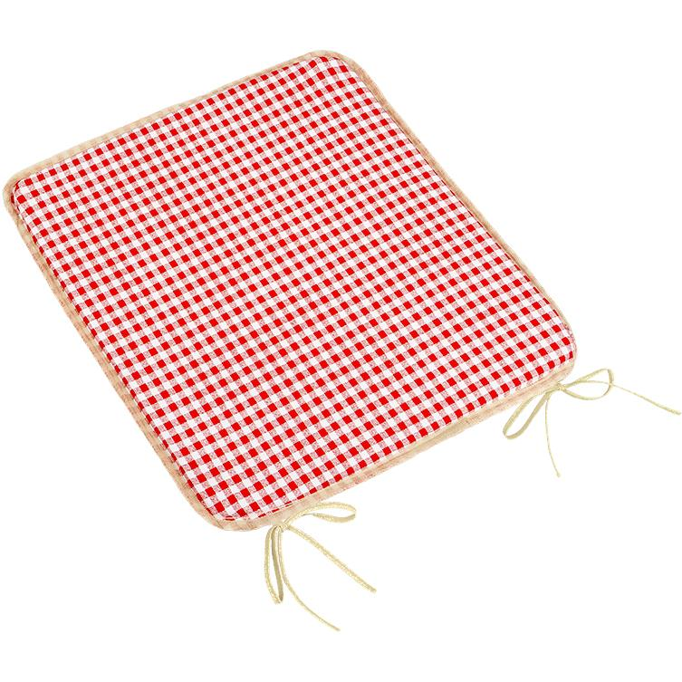 BELLATEX Seat cushion BERTA 34/609 smooth 40 × 40 cm, red (11067)