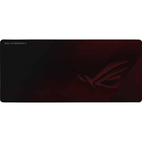 ASUS ROG Strix Scabbard II Tappetino per mouse per gioco da computer Nero, Rosso