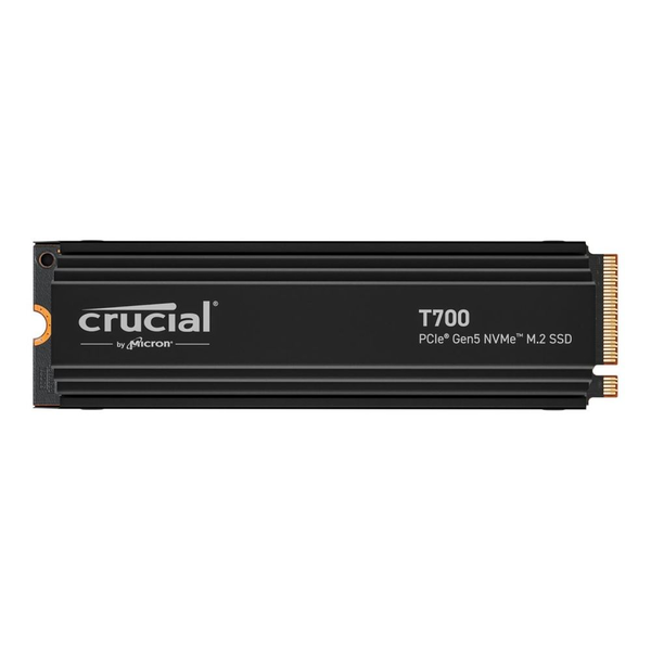 Crucial T700 1TB M.2 PCIe Gen5 NVMe SSD Hűtőbordával