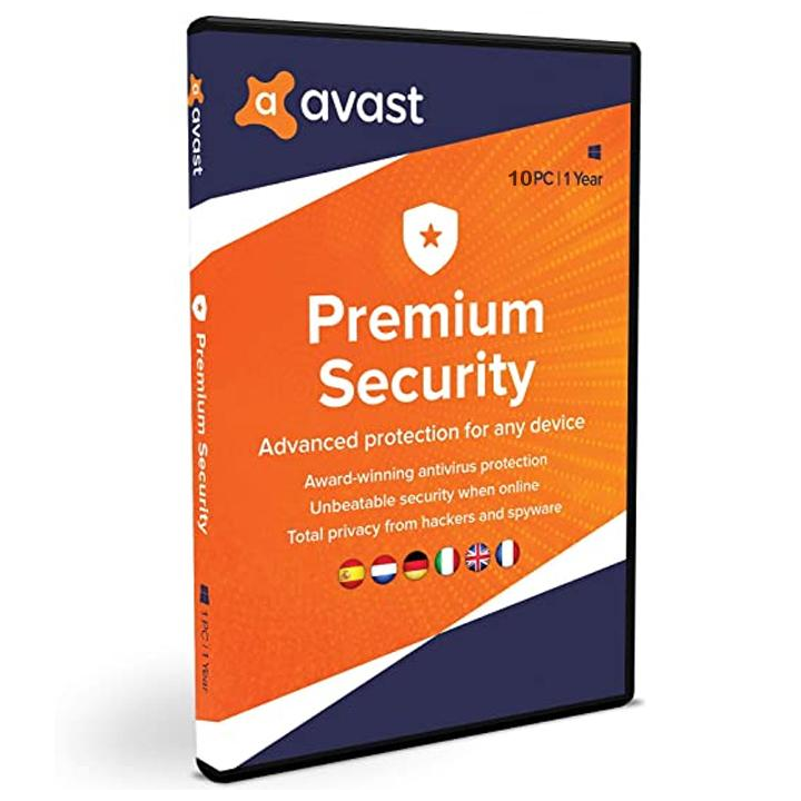 Avast Premium Security - 10 eszköz / 2 év elektronikus licensz