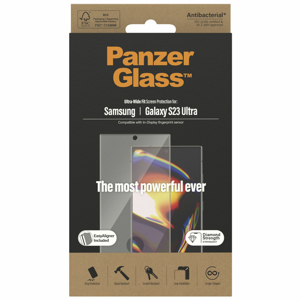 PanzerGlass Samsung Galaxy S Ultra 2023 UWF FP AB wA Klar skærmbeskytter 1 stk