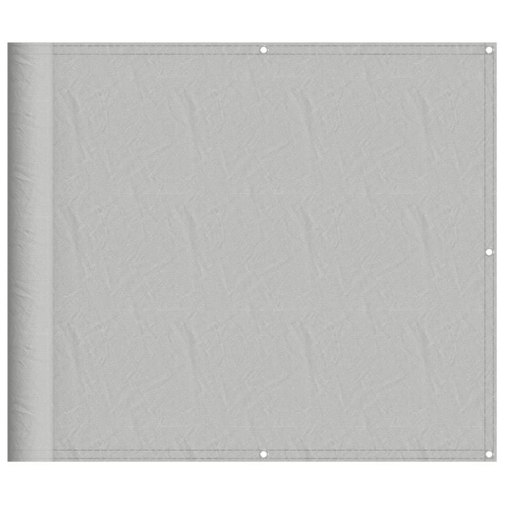 világosszürke 100% oxford poliészter erkélyparaván 90 x 400 cm (4000008)