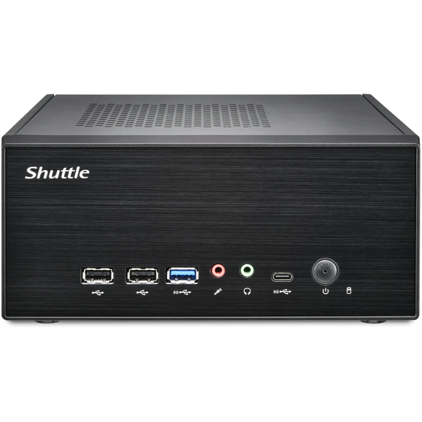 Shuttle Slim PC XB860G2 3,5L maat pc Zwart Intel B860 LGA 1851 (Socket V1)